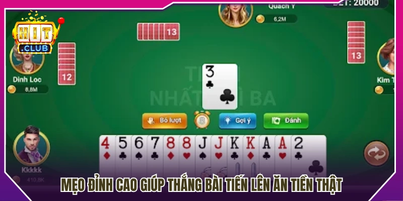 Kinh nghiệm chơi bài tiến lên ăn tiền thật hiệu quả hơn 